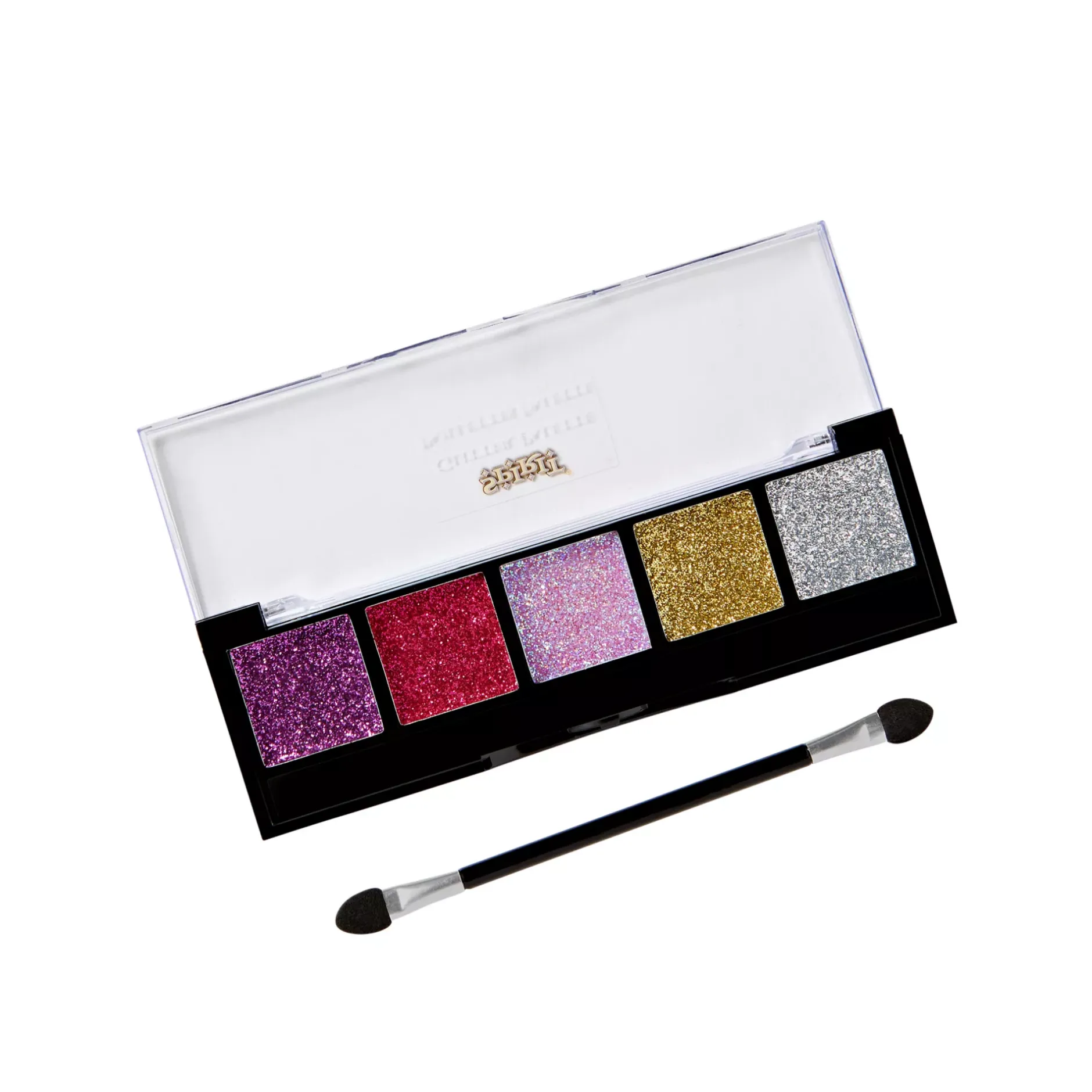 Spirit Halloween Purple Glitter Palette - 5 Count