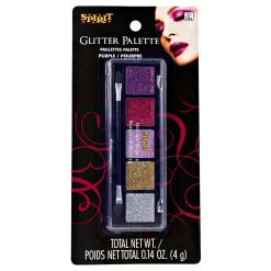 Spirit Halloween Purple Glitter Palette - 5 Count