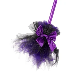 Spirit Halloween Purple Light-Up Witch Broom