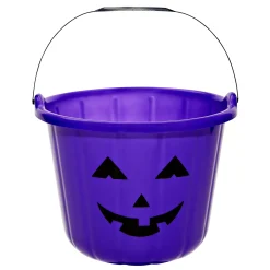 Spirit Halloween Purple Pumpkin Treat Bucket