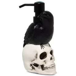 Spirit Halloween Raven and Skull Soap Dispenser - 8.6 oz.