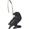 Spirit Halloween Raven Shower Hook Set - 12 Pack