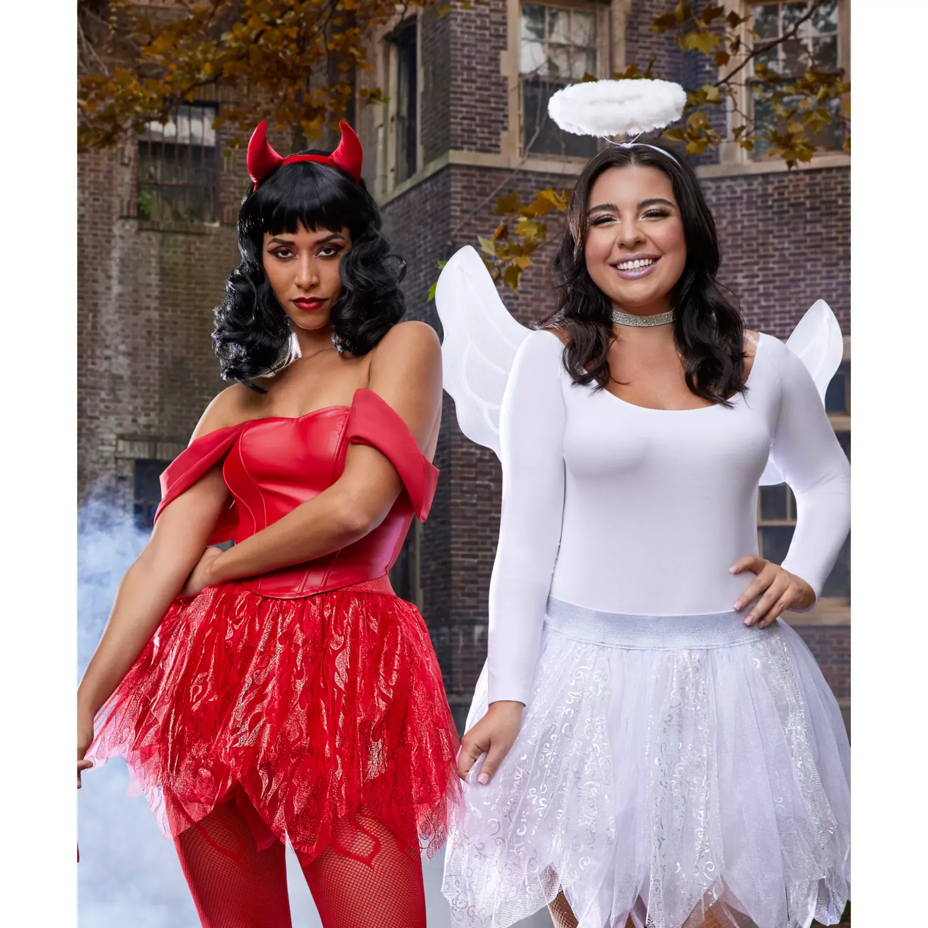 Women Spirit Halloween Red Devil Corset