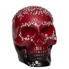 Spirit Halloween Red Ombre Bedazzled Skull
