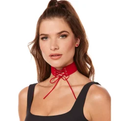 Spirit Halloween Red Riding Hood Choker Necklace