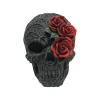 Spirit Halloween Red Roses Skull