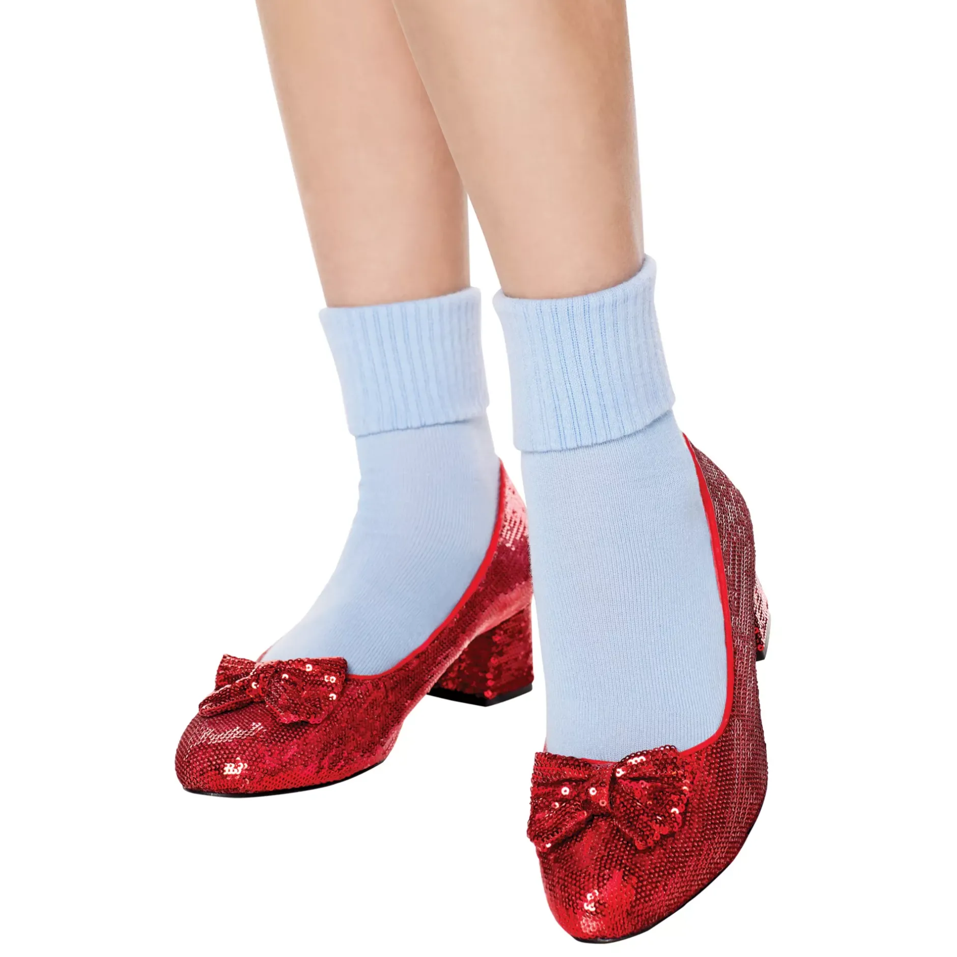 Women Spirit Halloween Ruby Slipper Sequin Heels - The Wizard of Oz