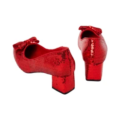 Women Spirit Halloween Ruby Slipper Sequin Heels - The Wizard of Oz