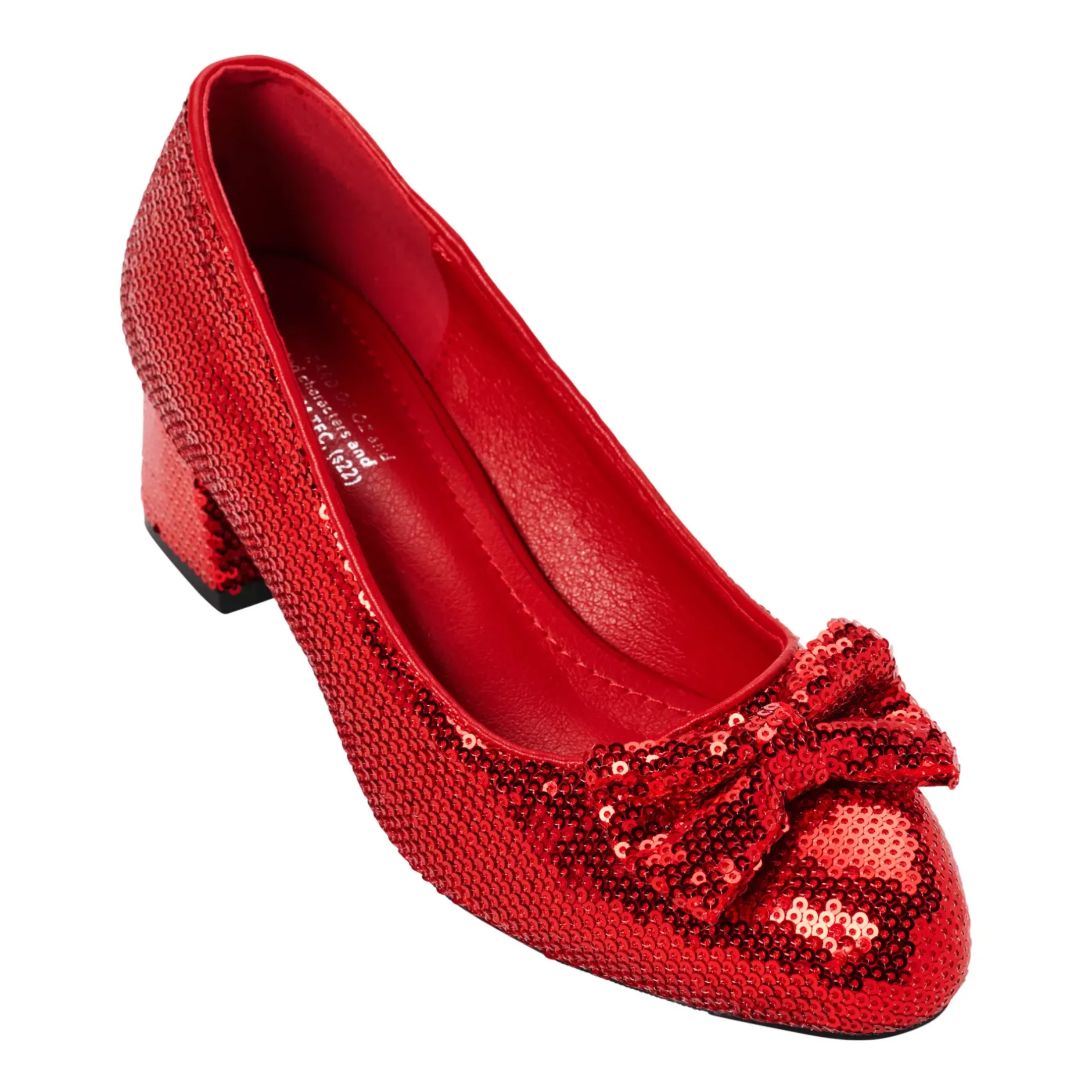 Women Spirit Halloween Ruby Slipper Sequin Heels - The Wizard of Oz