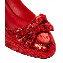 Women Spirit Halloween Ruby Slipper Sequin Heels - The Wizard of Oz
