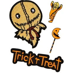 Spirit Halloween Sam Pin and Patch Set - Trick 'r Treat