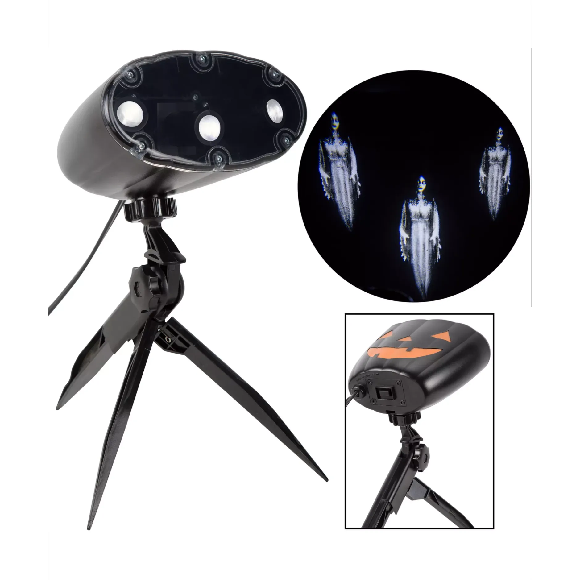 Spirit Halloween Shutter Female Ghost Light Show Projector