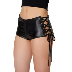Women Spirit Halloween Side Lace Up Boyshorts