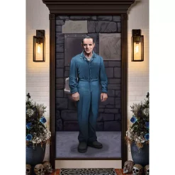Spirit Halloween Silence of the Lambs Door Cover