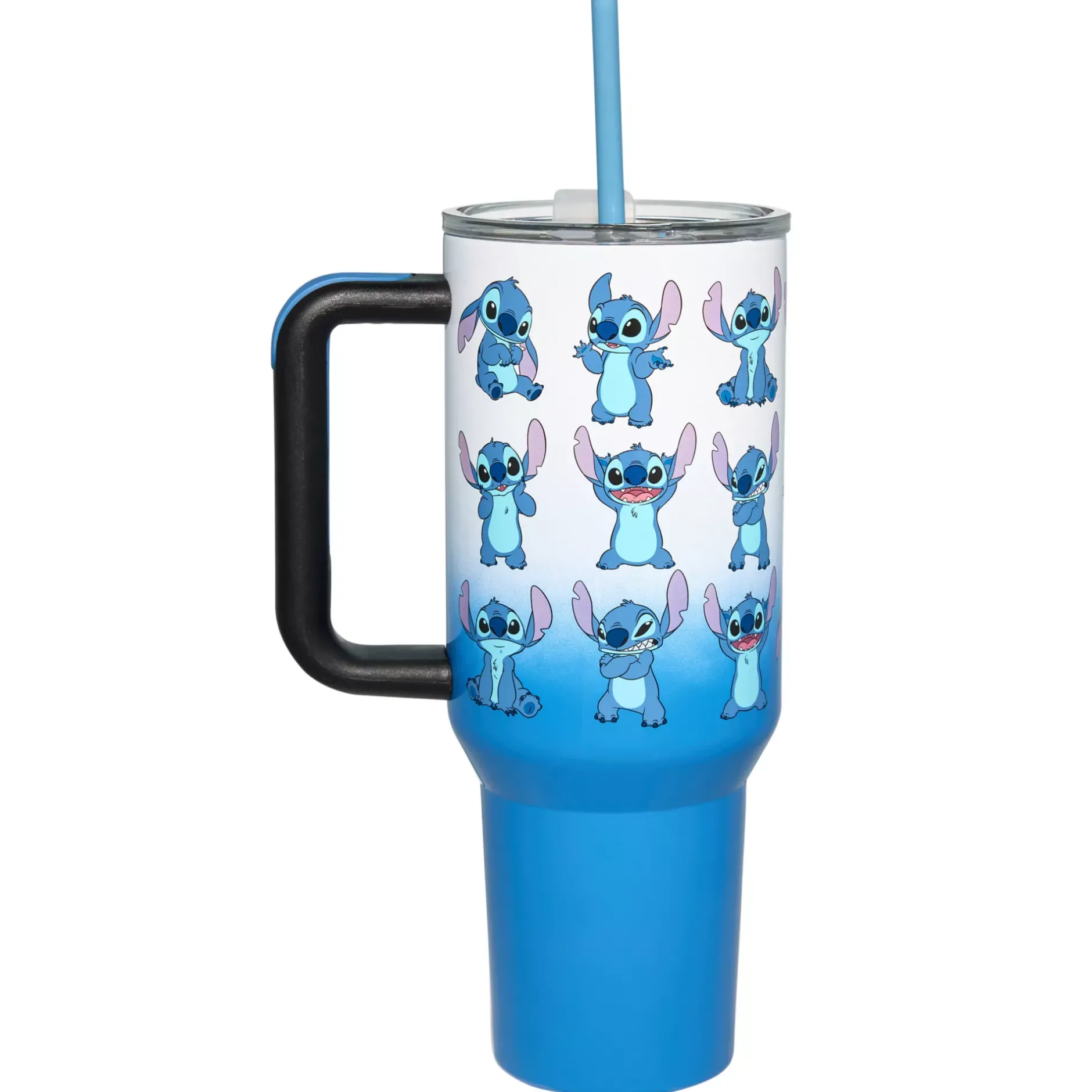 Spirit Halloween Silly Stitch Portable Travel Tumbler with Straw 40 oz. - Lilo & Stitch