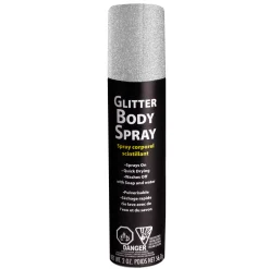 Spirit Halloween Silver Glitter Body Spray