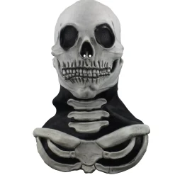 Spirit Halloween Skeleton Full Mask with Bib