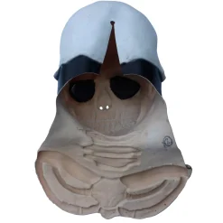 Spirit Halloween Skeleton Full Mask with Bib