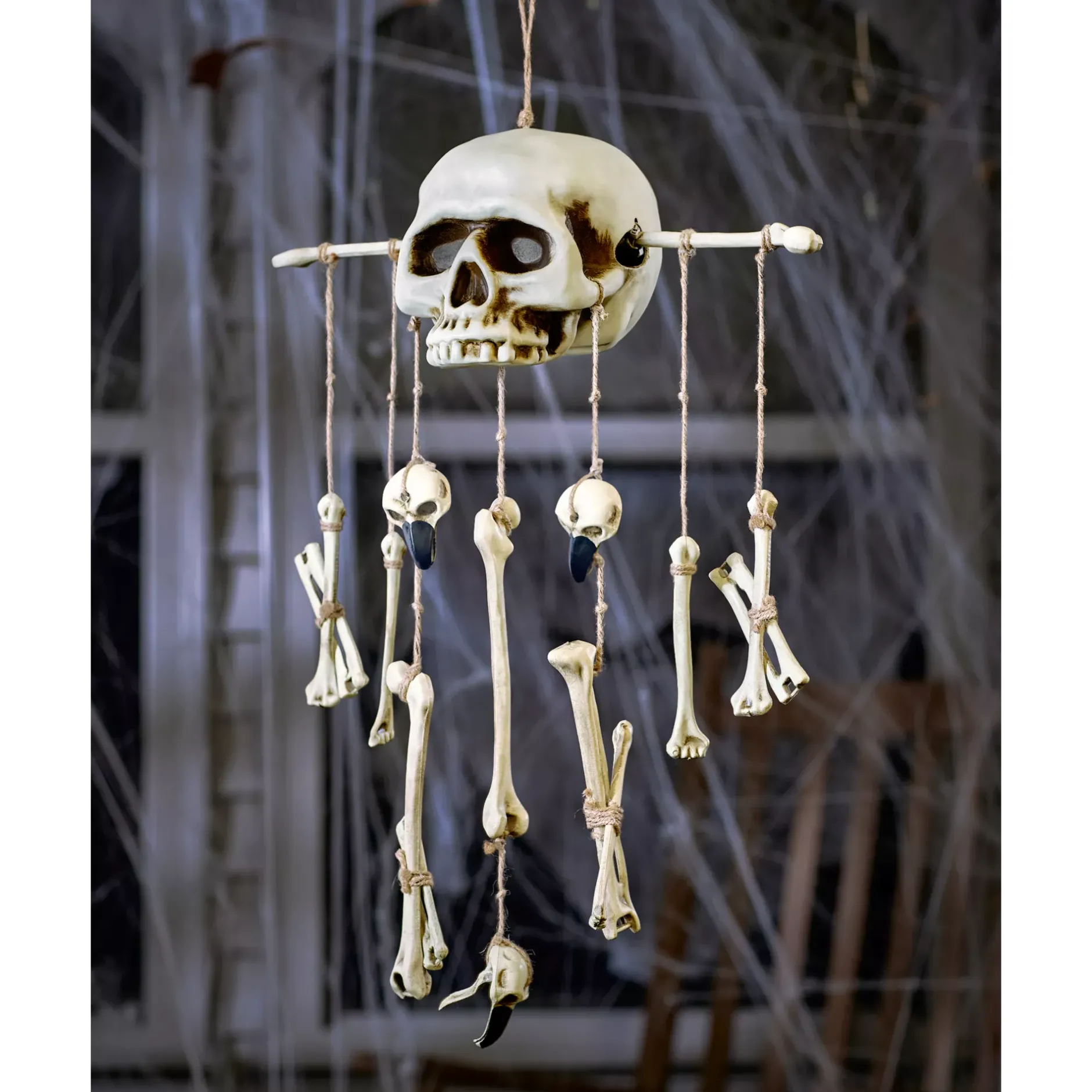 Spirit Halloween Skull Wind Chime
