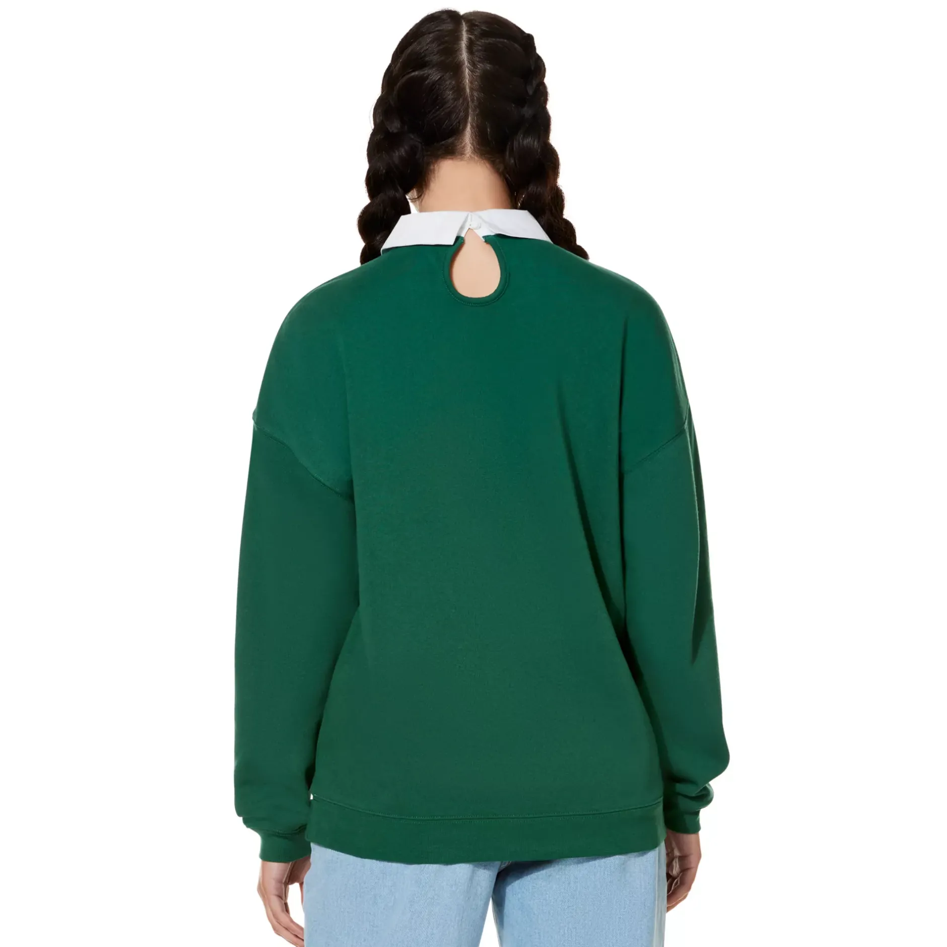 Women Spirit Halloween Slytherin Collared Crewneck - Harry Potter