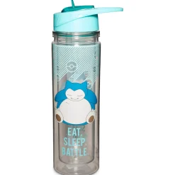 Spirit Halloween Snorlax Eat Sleep Battle Water Bottle Pokémon - 18 oz.