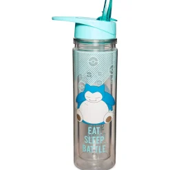 Spirit Halloween Snorlax Eat Sleep Battle Water Bottle Pokémon - 18 oz.