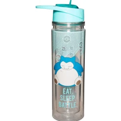 Spirit Halloween Snorlax Eat Sleep Battle Water Bottle Pokémon - 18 oz.