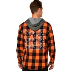 Spirit Halloween Flannel Hoodie