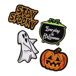 Spirit Halloween Spooky Halloween Patch Set - 4 Pack