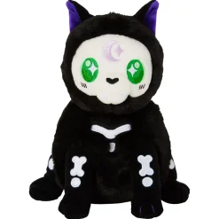Spirit Halloween Squishable Snacker Witchy Skeleton Cat Plush