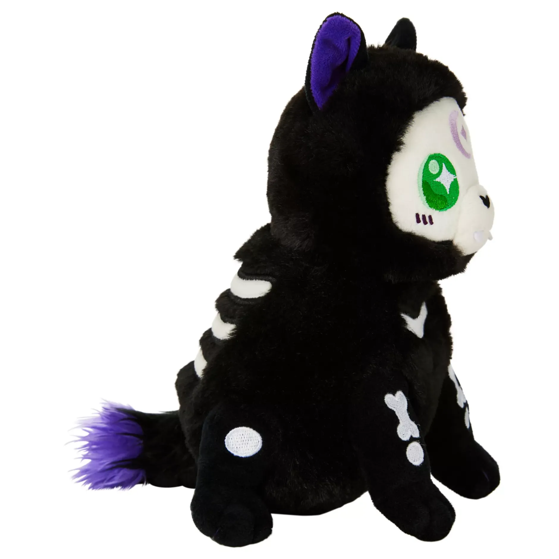 Spirit Halloween Squishable Snacker Witchy Skeleton Cat Plush
