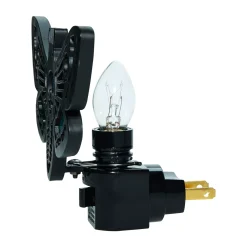 Spirit Halloween Stained Glass Death Moth Nightlight