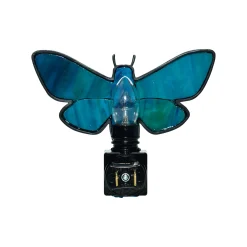 Spirit Halloween Stained Glass Death Moth Nightlight
