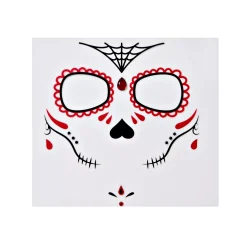 Spirit Halloween Sugar Skull Face Decal