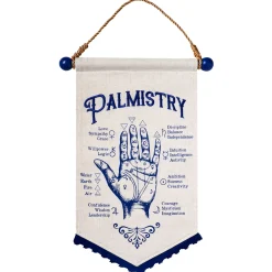 Spirit Halloween Tarot Palmistry Canvas Banner