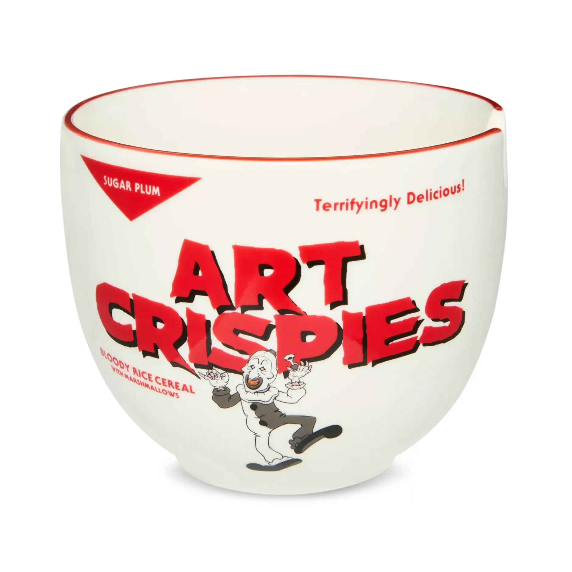 Spirit Halloween Terrifier Art Crispies Bowl with Chopsticks