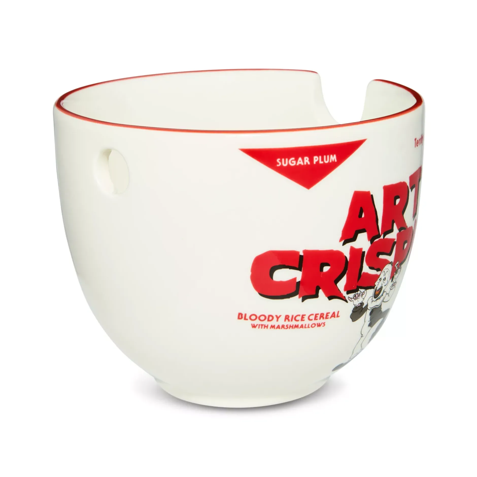 Spirit Halloween Terrifier Art Crispies Bowl with Chopsticks