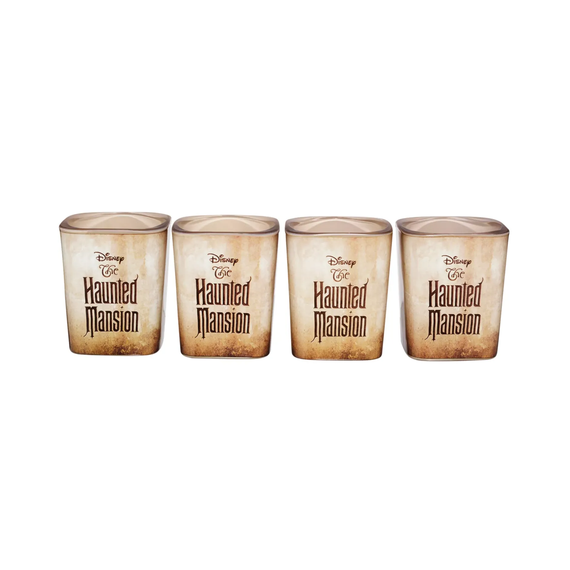 Spirit Halloween The Haunted Mansion Mini Glass Set - 4 Pack