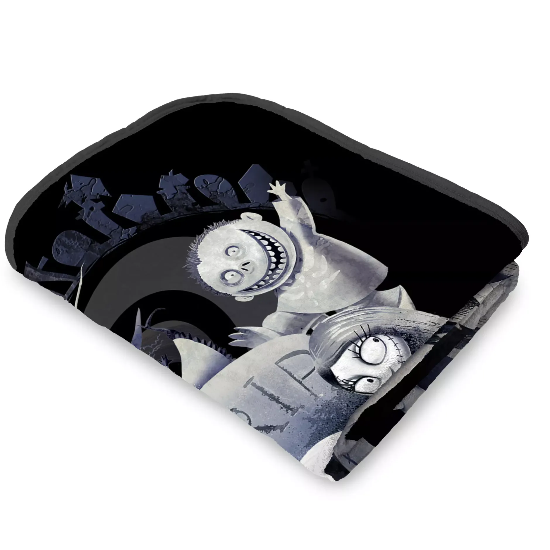 Spirit Halloween The Nightmare Before Christmas Graveyard Fleece Blanket