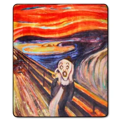 Spirit Halloween The Scream Art the Clown Painting Fleece Blanket - Terrifier