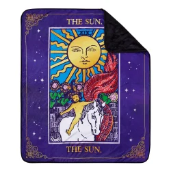 Spirit Halloween The Sun Tarot Fleece Blanket