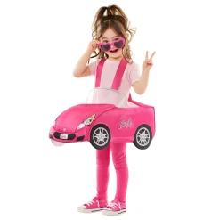 Spirit Halloween Toddler Barbie Pink Convertible Ride-Along Costume