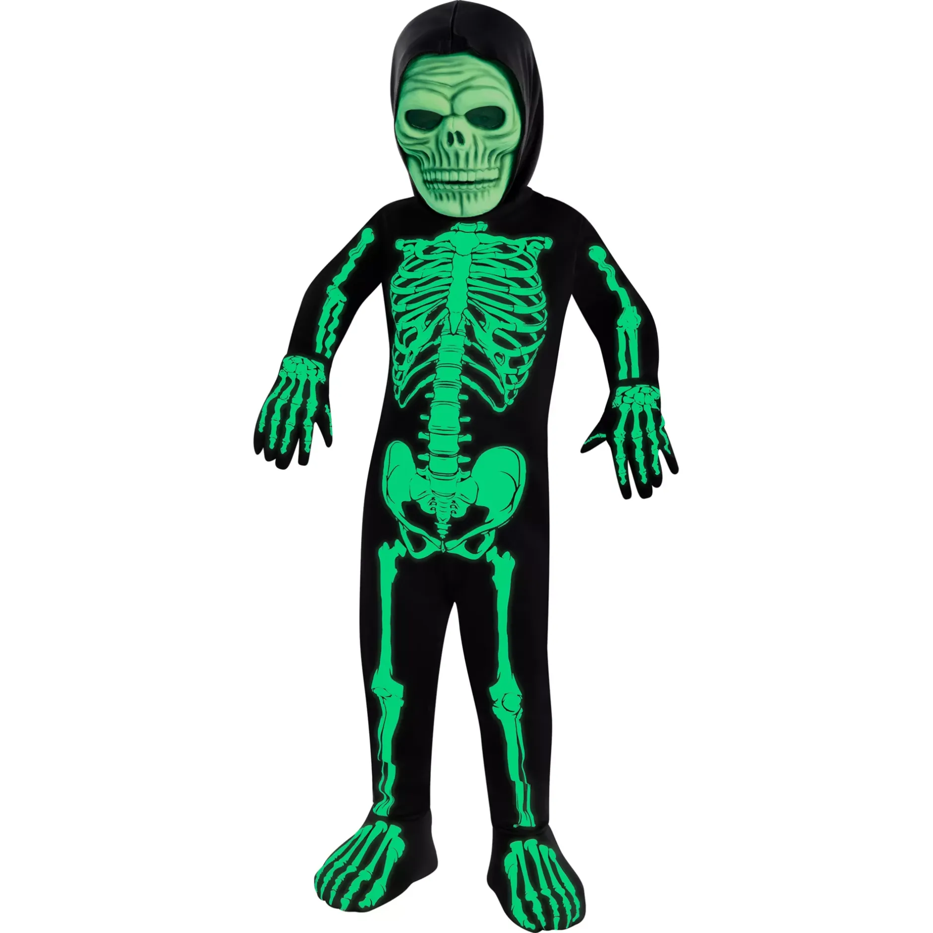 Spirit Halloween Toddler Glow in the Dark Skeleton Costume