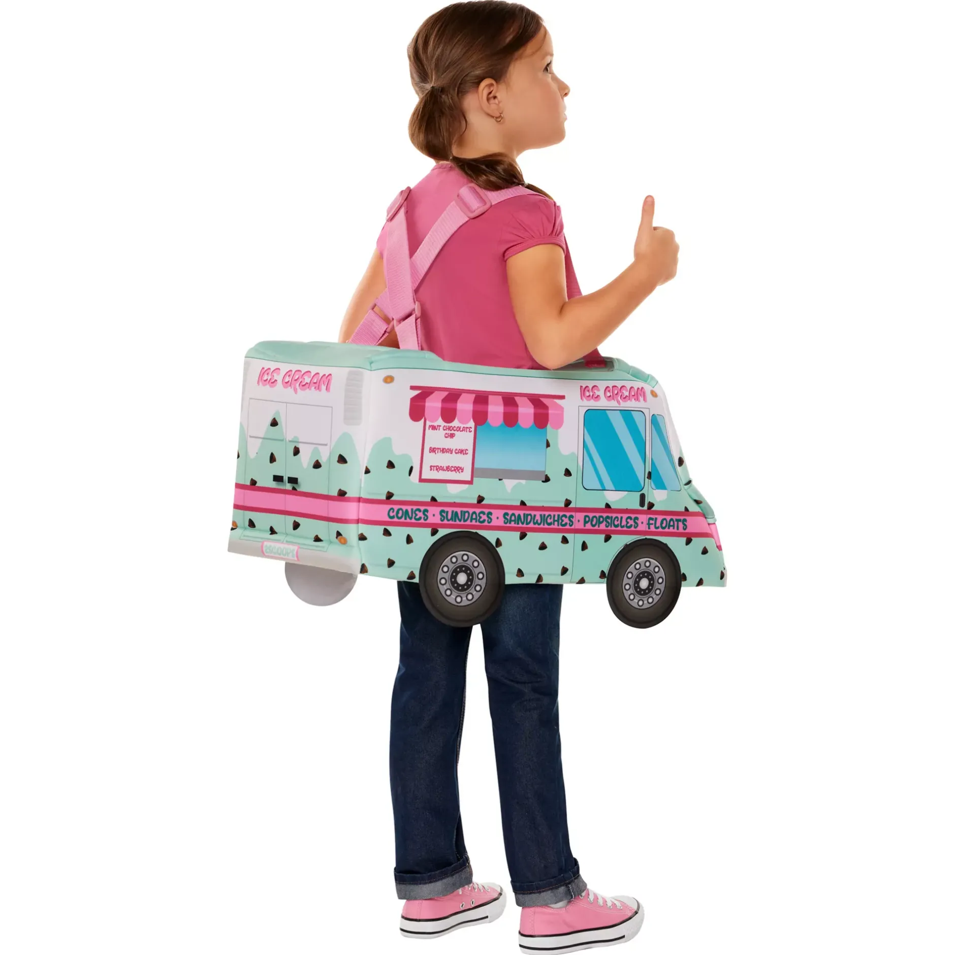 Spirit Halloween Toddler Ice Cream Truck Ride-Along Costume