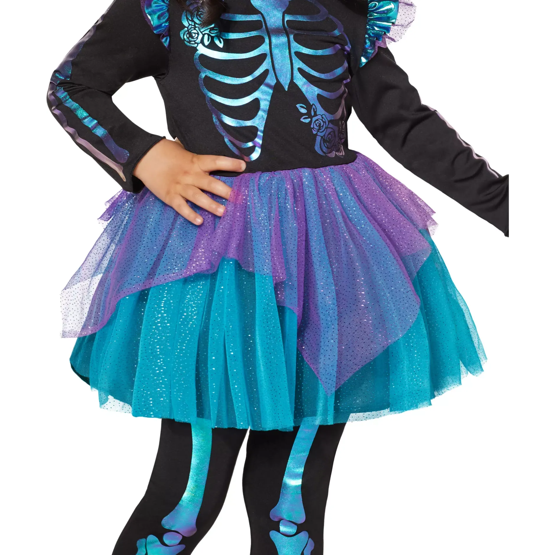 Spirit Halloween Toddler Oil Slick Skeleton Costume