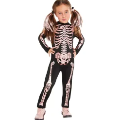 Spirit Halloween Toddler Pink Skeleton Costume