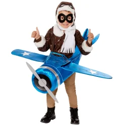 Spirit Halloween Toddler Ride-Along Plane and Pilot Costume