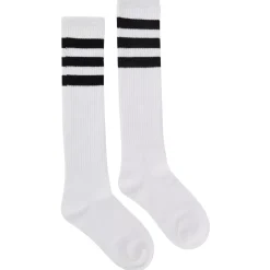 Spirit Halloween Triple Black Stripe Knee High Socks