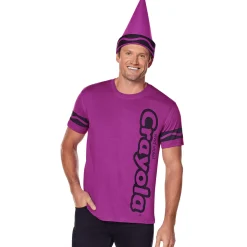 Spirit Halloween Vivid Violet Crayon Costume Kit - Crayola