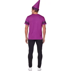 Spirit Halloween Vivid Violet Crayon Costume Kit - Crayola